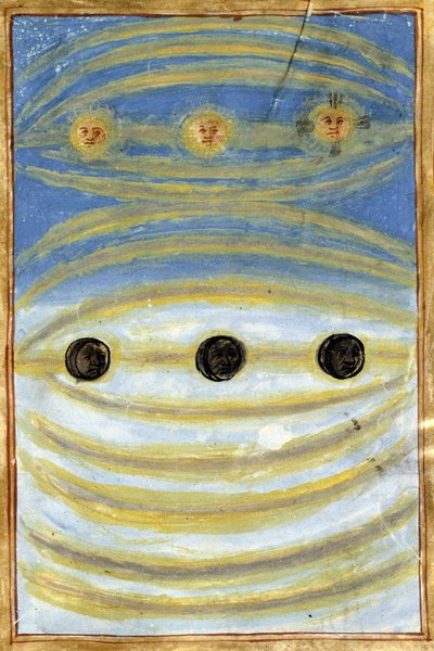 Signos celestiales vistos el día de la muerte de Ana de Bretaña de Unknown artist