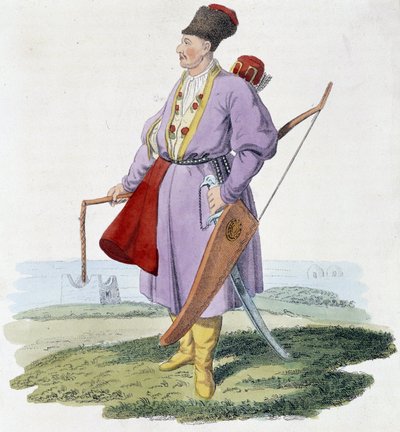 Guerrero de Asia Central, principios del siglo XIX de Unknown artist