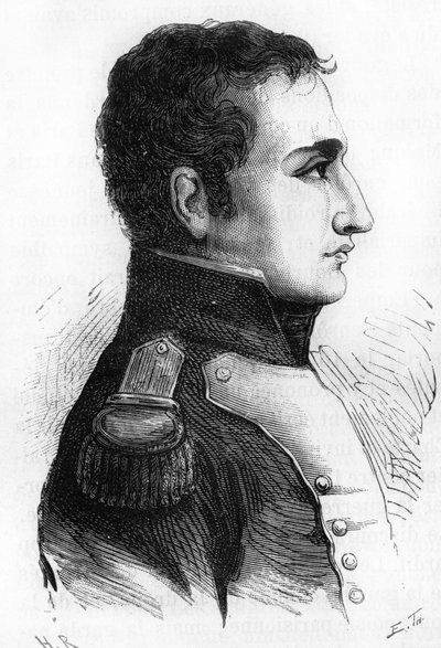 Charles Angélique François Huchet de La Bédoyère. (1786-1815). Mariscal de campo de Napoleón, Ayudante de campo, Par de Francia. de Unknown artist