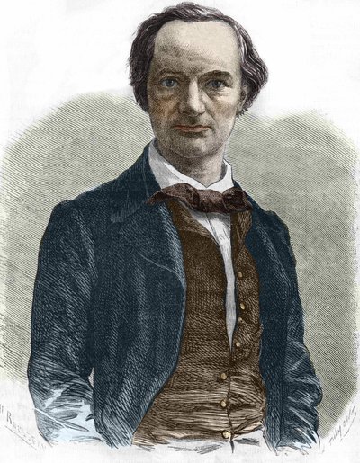 Charles Baudelaire (1821-1867), escritor francés. de Unknown artist