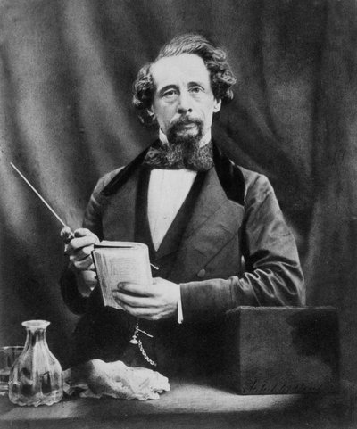 Charles Dickens (1812-1870) novelista inglés de Unknown artist