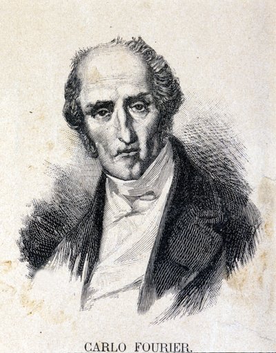Charles Fourier (1772-1837), filósofo y economista francés de Unknown artist
