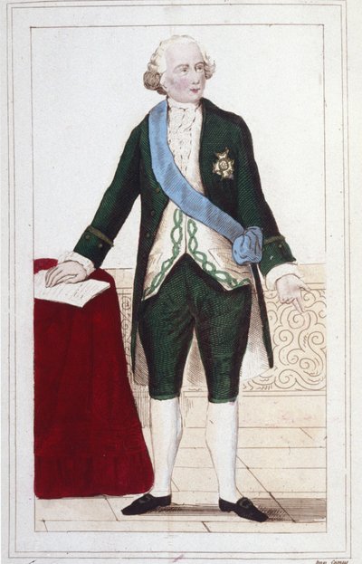 Charles Gravier, Conde de Vergennes (1719-1787), estadista y diplomático francés de Unknown artist