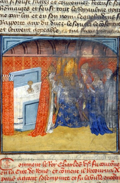 Carlos VI, 512, 468r: Solicitud de autorización a la Biblioteca Municipal de Toulouse (tel: 05 62 27 66 66) de Unknown artist