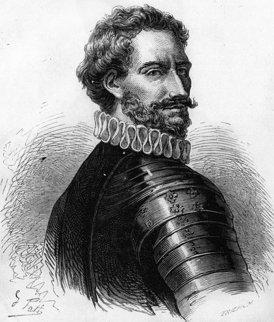 Carlos de Montpensier (1490-1527), Duque de Borbón y Condestable de Francia. Grabado del siglo XIX de Unknown artist