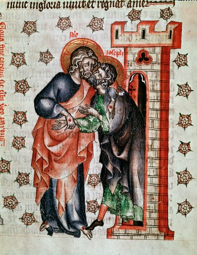 Despedida de Cristo (Jesucristo y la despedida de José) de Unknown artist