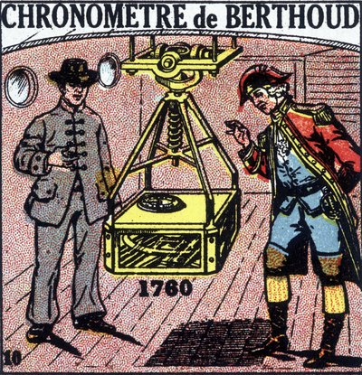 Cronómetro de Ferdinand Berthoud (1727-1807), relojero suizo de Unknown artist