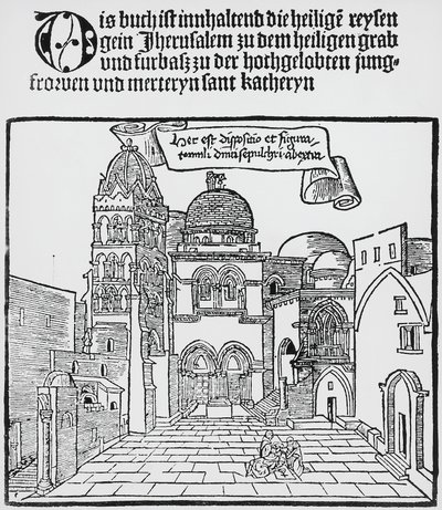 Iglesia del Santo Sepulcro en Jerusalén de Unknown artist