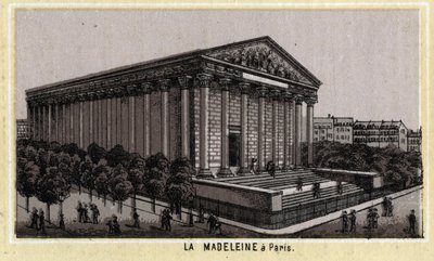 Iglesia de la Madeleine en París de Unknown artist