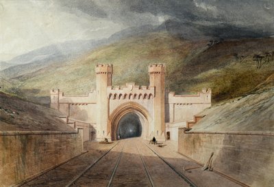 Portal ferroviario del túnel de Clayton de Unknown artist