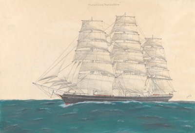 Clipper "Thomasina MacLellan" (1873) de Unknown Artist