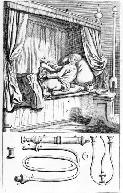Clystère (para enemas) por Johannes Sculptetus 