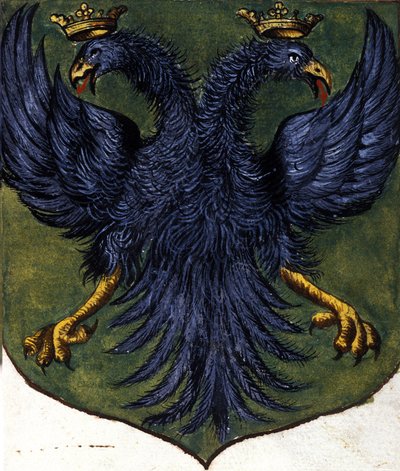 Escudo de armas de Rusia decora el águila bicéfala. Siglo XIX de Unknown artist