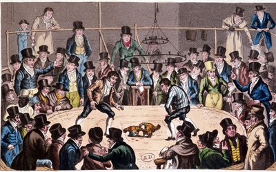 Pelea de gallos de Unknown artist