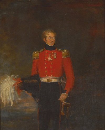 Coronel Sir Richard Llewellyn, 28º Regimiento de Infantería, 1835 circa de Unknown