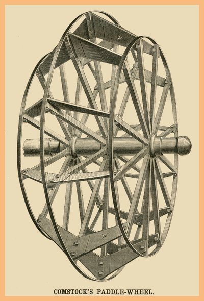 Rueda de palas Comstocks de Unknown Artist