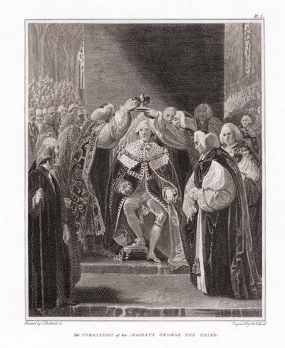 Coronación del Rey Jorge III de Gran Bretaña de Unknown artist