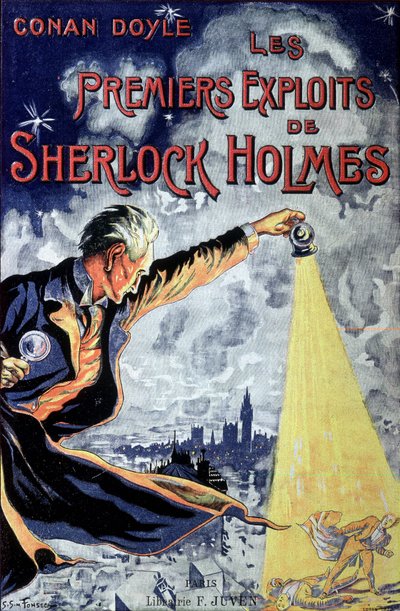 Portada “Los primeros éxitos de Sherlock Holmes” por Conan Doyle de Unknown artist