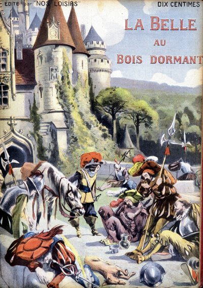 Portada del cuento de Charles Perrault “La bella durmiente” de Unknown artist