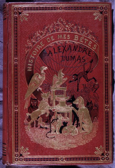 Portada del libro “Histoire de mes bêtes” de Alexandre Dumas padre de Unknown artist