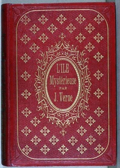 Portada del libro “La isla misteriosa”, novela de Jules Verne de Unknown artist