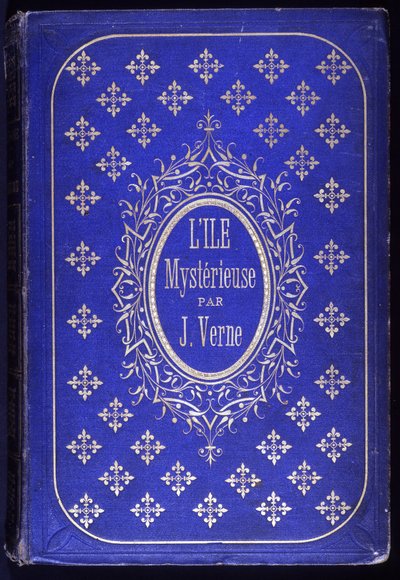 Portada del libro “La isla misteriosa”, novela de Jules Verne de Unknown artist