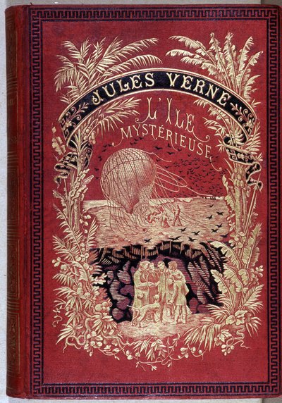 Portada del libro “La isla misteriosa” de Jules Verne de Unknown artist