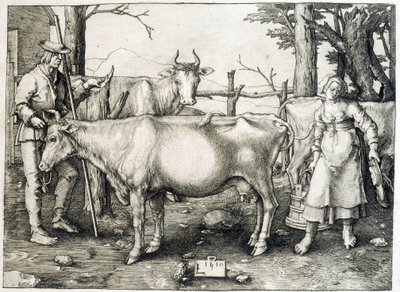 Capucha y lechería en Holanda de Unknown artist