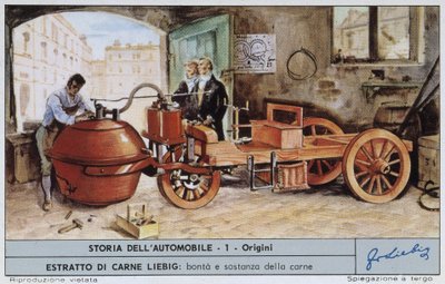 Cugnot Fardier - Cromo. Liebig de Unknown artist