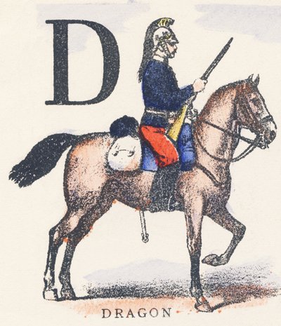 D: dragón de Unknown artist