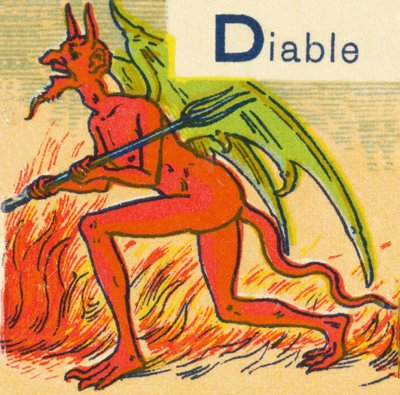 D como Diablo de Unknown artist