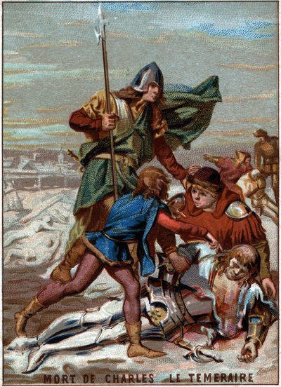 Muerte de Carlos el Temerario, Duque de Borgoña de Unknown artist