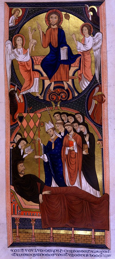 Muerte de Guillaume des Barrés, Conde de Rochefort, Gran Senescal de Felipe Augusto, en 1232 o 1233 de Unknown artist