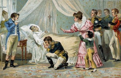 Muerte de Napoleón I (1769-1821) en Santa Elena el 5 de mayo de 1821 de Unknown artist