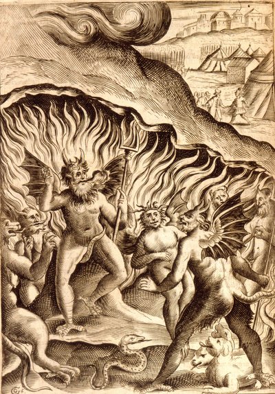 Descripción del infierno según una obra del siglo XVII de Unknown artist