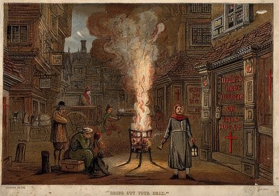 La gran peste de Londres, 1665 de Unknown