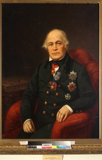 Retrato del Conde Dmitry Nikolayevich Bludov (1785-1864) de Unknown artist