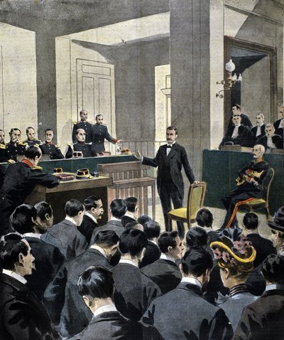 Caso Dreyfus: testimonio del Teniente Coronel Georges Picquart (1854-1914) en el juicio del escritor Émile Zola (tras la carta J