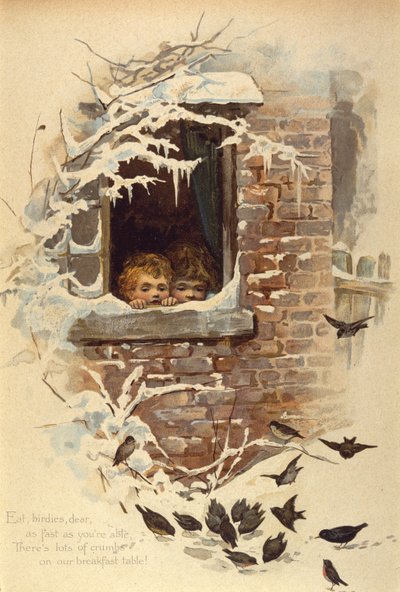 Come pajaritos queridos tan rápido como puedas, c.1895 de Unknown