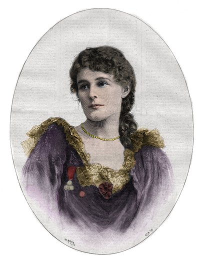Edith Maud Gonne (1866-1953), Revolucionaria Irlandesa de Unknown artist
