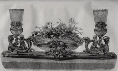 Especialmente en cristal de la fábrica de Baccarat - grabado en 