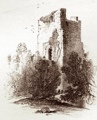 Castillo de Farnham (grabado) de Unknown artist