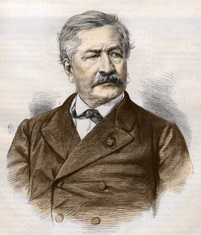 Ferdinand de Lesseps (1805 - 1894), grabado, Colección Bianchetti de Unknown artist