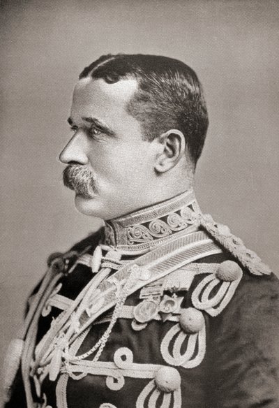 Mariscal de Campo John Denton Pinkstone French, del libro South Africa and the Transvaal War por Louis Creswicke, pub. 1900 de Unknown