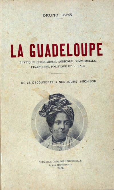 Primera página del libro de Oruno Lara 