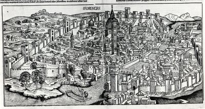 Florencia en 1470 de Unknown artist
