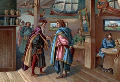 Antiguos centros comerciales: cámara de navegantes de Lubeck en el siglo XVII de Unknown artist