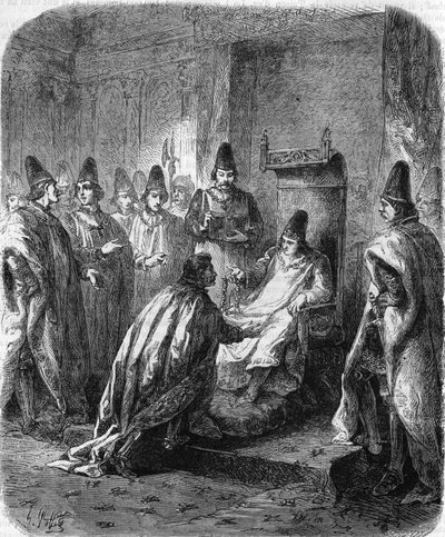 Fundación de la Orden de San Miguel por Luis XI en Amboise el 1 de agosto de Unknown artist