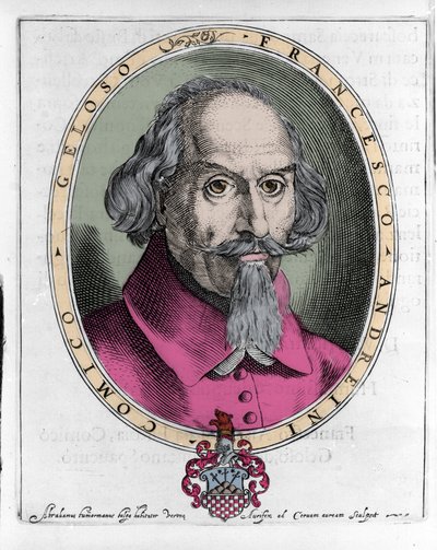 Francesco Andreini (circa 1548-1624) actor y dramaturgo italiano de la Commedia dell