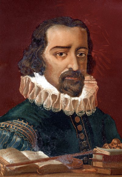 Francis Bacon (1561-1626), Canciller de Inglaterra y filósofo después de “La Ciencia y sus Hombres por Louis Figuier”. Barcelona 1881 de Unknown artist